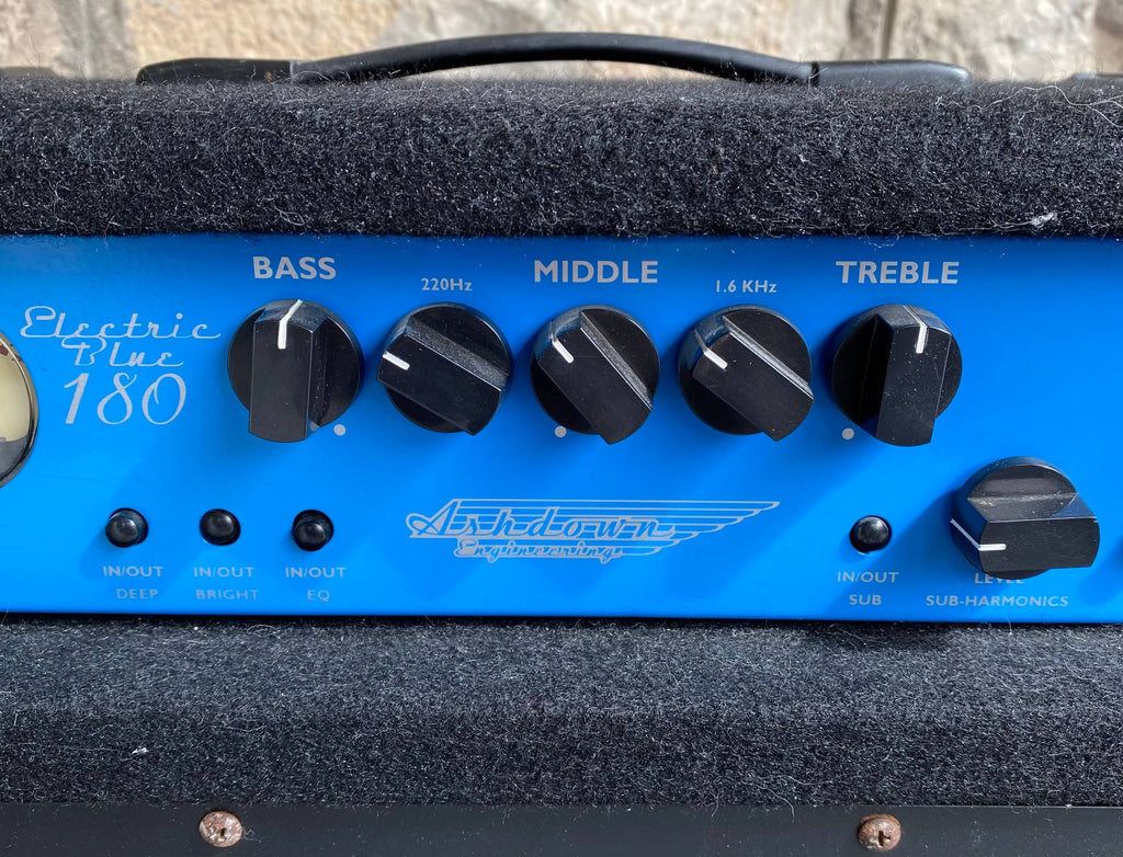Ashdown Electric Blue EB12-180 Bass Amplifier – Excellent Condition – Demo Video