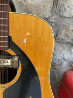 Vintage Aria 12-String Acoustic Guitar with Pickup – Model 6714 – Made in Japan