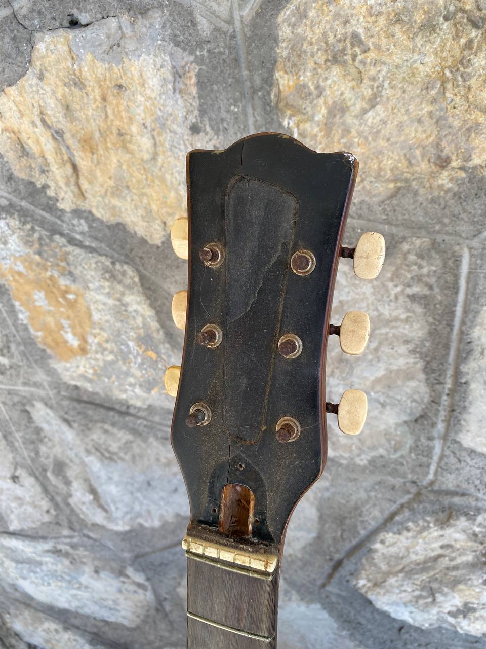 Vintage Post-1978 Eko Ranger Acoustic Guitar — Project / As-Is, Missing Headstock Logo & Parts