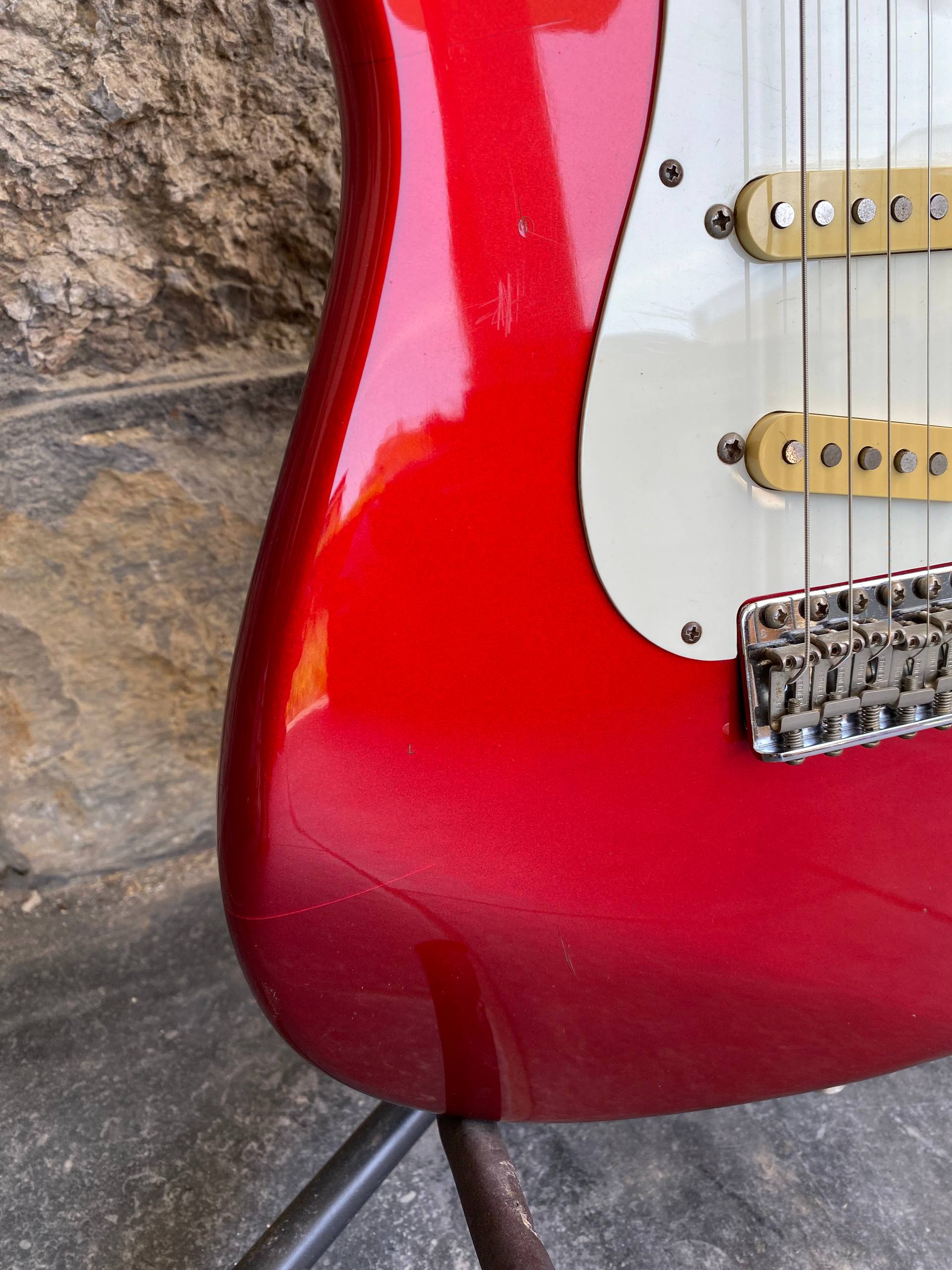 Fender Stratocaster ST-57AS 40th Anniversary - Candy Apple Red - Foto Flame (1994)