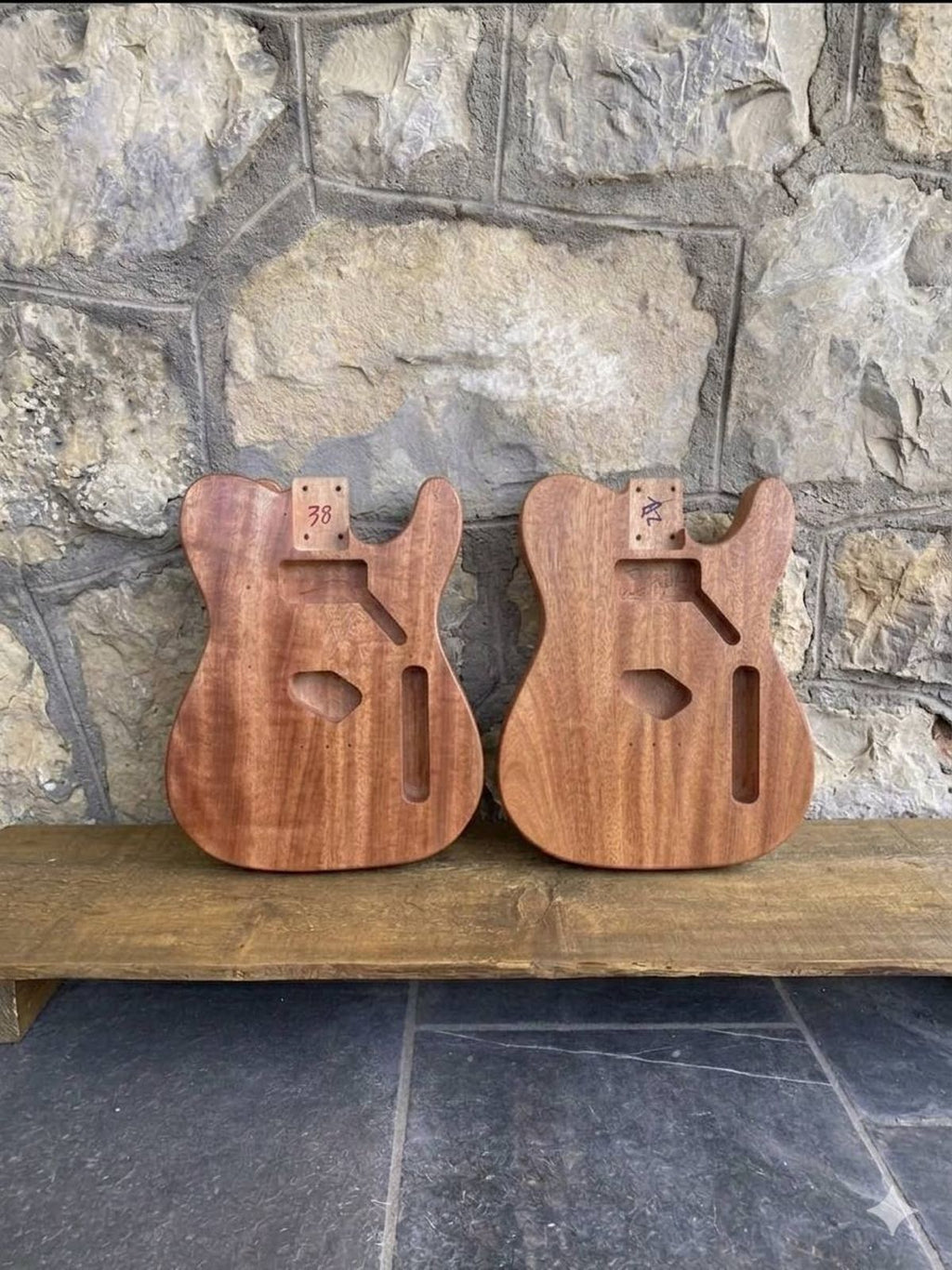 Telecaster Body – Solid Massive Mahogany (1.9kg)