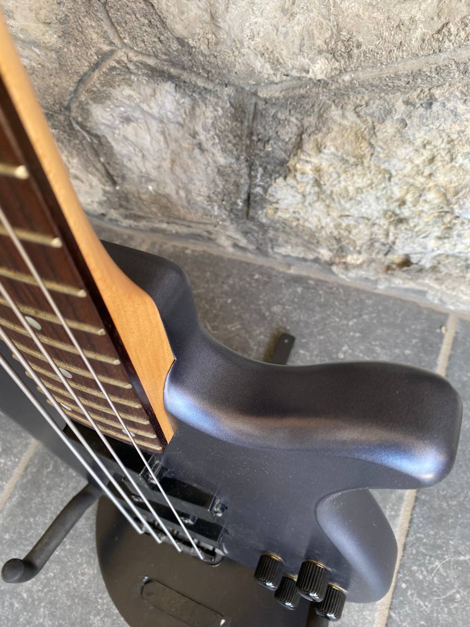 Yamaha RBX370A Active Bass (Metallic Gray) — 24 Frets, Black Hardware, Excellent Condition + Video Demo