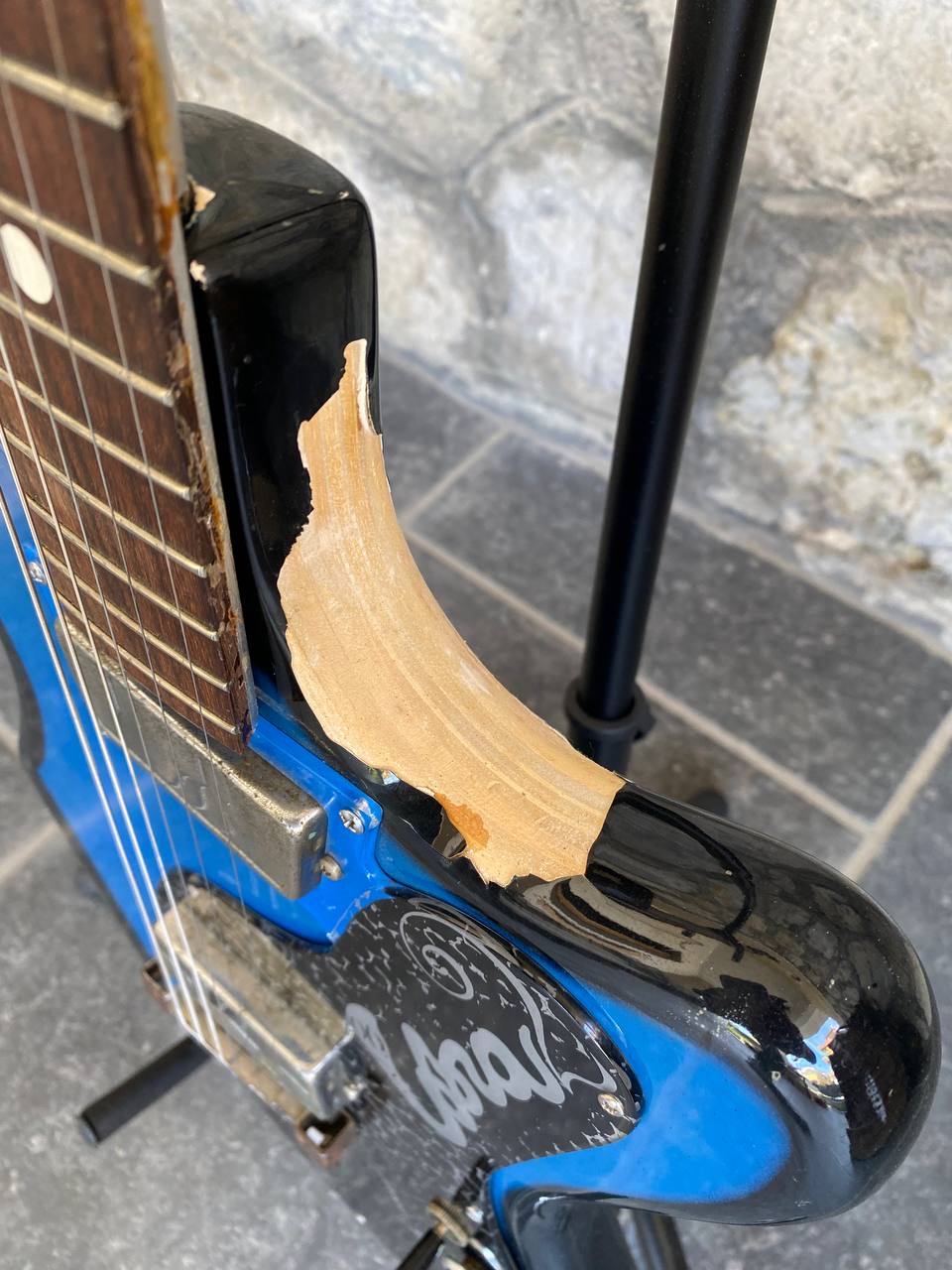 Vintage 1960s Wandre Cobra 2 - Blue - Made in Italy (Rare Project / Restoration Opportunity)