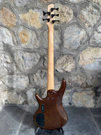 Ibanez Soundgear GSR205B Active 5-String Bass (Indonesia) — Custom Natural Wood Top Finish, 9V Battery EQ + Video Demo