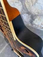 Harley Benton HBO-850 BK — Acoustic-Electric Bass Guitar, Black, HSY-400D Preamp + Video Demo