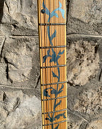 Tree of Life Fretboard Decal Sticker Set (24 Frets) for Electric Guitar — Easy Application, Custom Vine Design