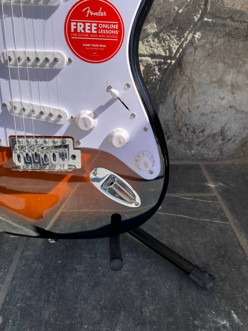 Squier Sonic Stratocaster - 2-Color Sunburst - Maple Neck - Excellent Condition