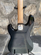 2009 Fender Highway One Precision Bass - Black Nitrocellulose Finish w/ Tortoise & Original White Pickguards — image 12