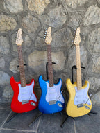 Vision Stratocaster ST5 Electric Guitar Starter Kit - Yellow - NEW
