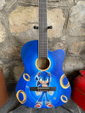 Custom Hand-Painted Classical Guitar – “Sonic” Design, Cutaway Model with 3-Band Preamp