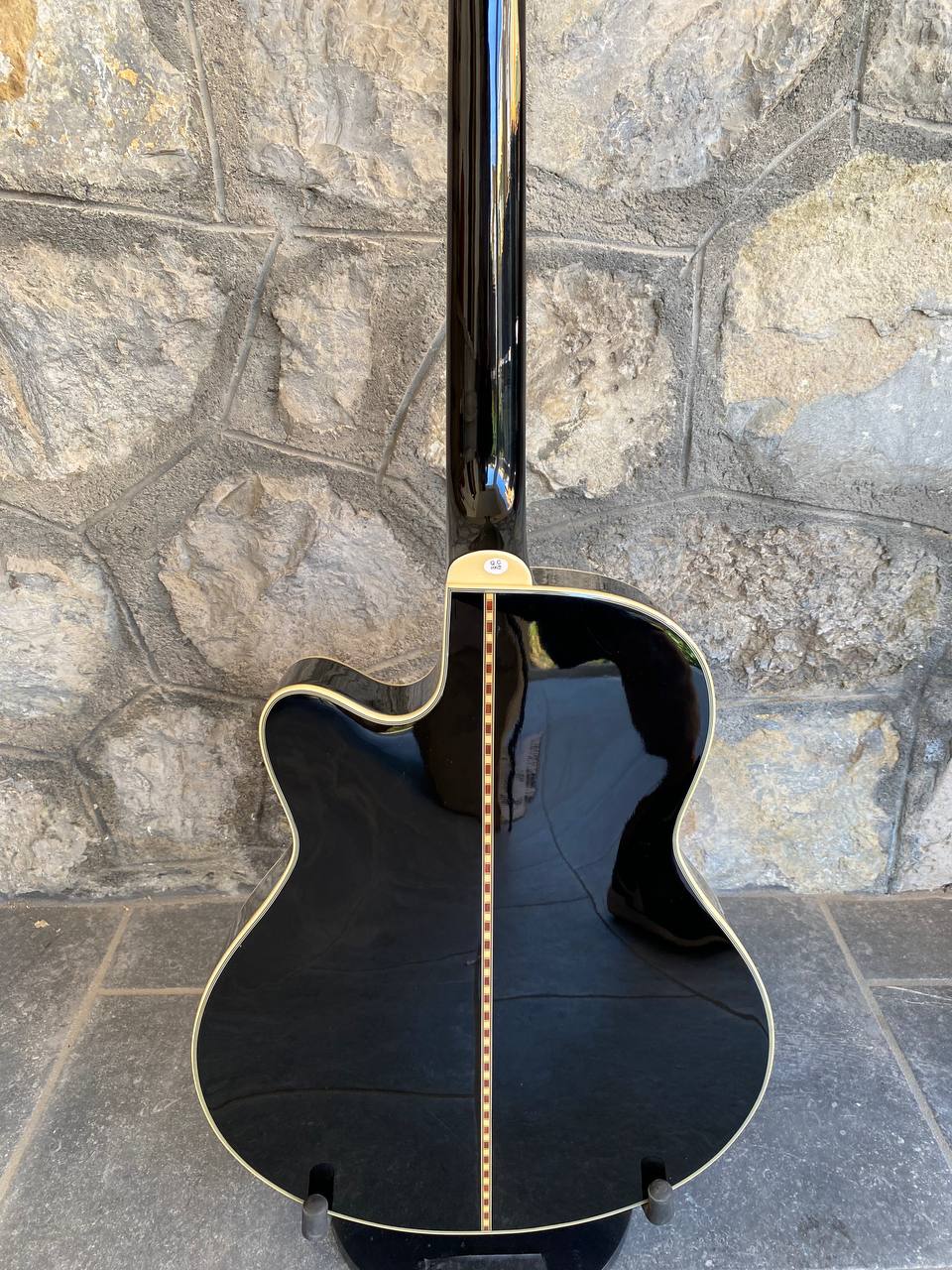 Stagg Custom Semi-Acoustic Guitar – ES-175 Style (Gold Hardware & Block Inlays)