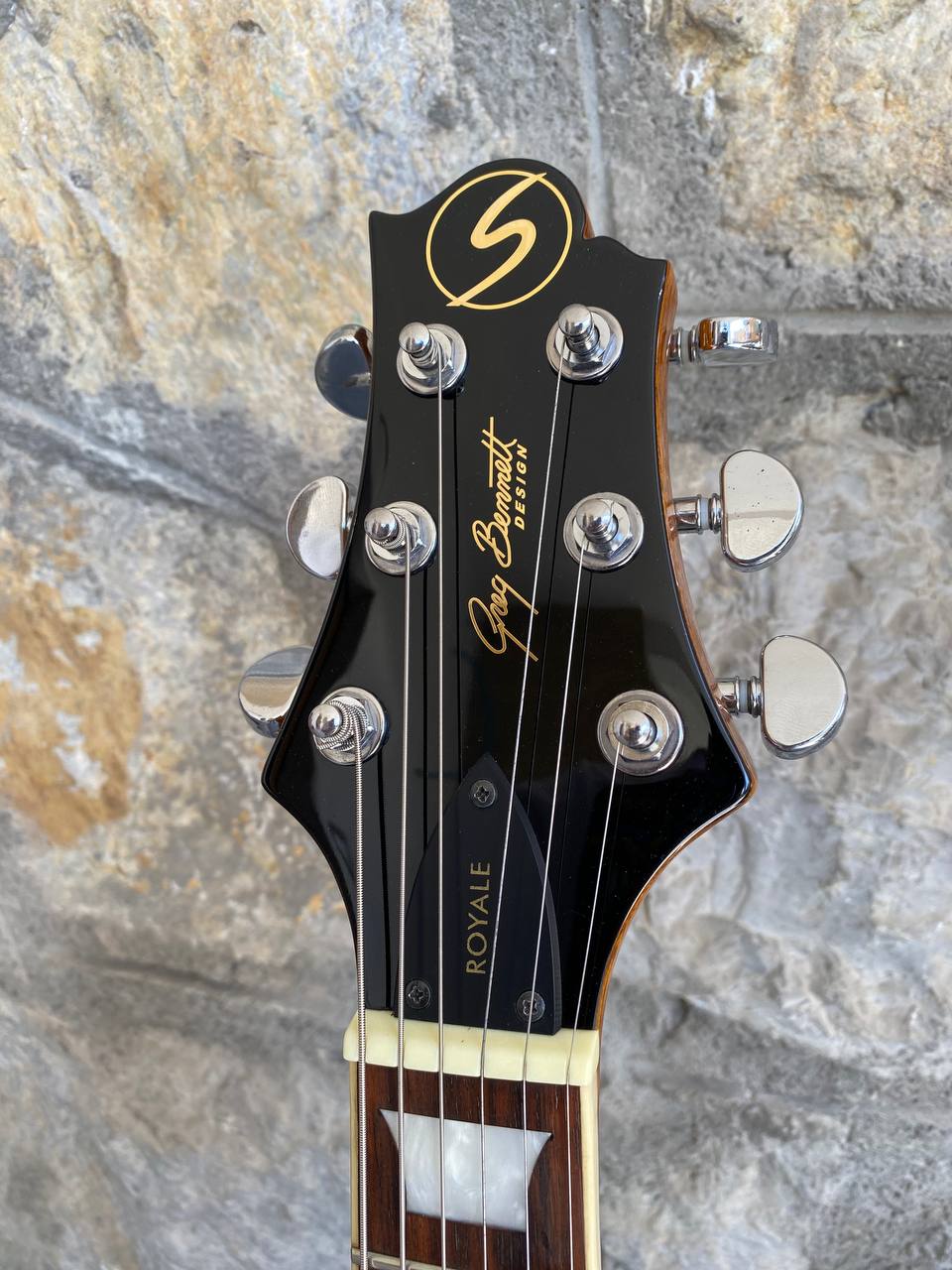 Greg Bennett Royal RL3 - Orange Quilted Maple Top, Mahogany Body & Neck, Excellent Condition + Video Demo