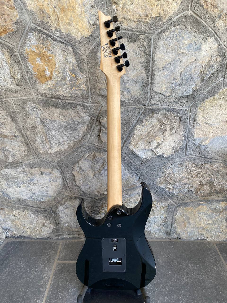 Ibanez RG350M Electric Guitar (Black) — Maple Neck, Original Infinity HSH Pickups, Made in Indonesia, good Condition + Video Demo