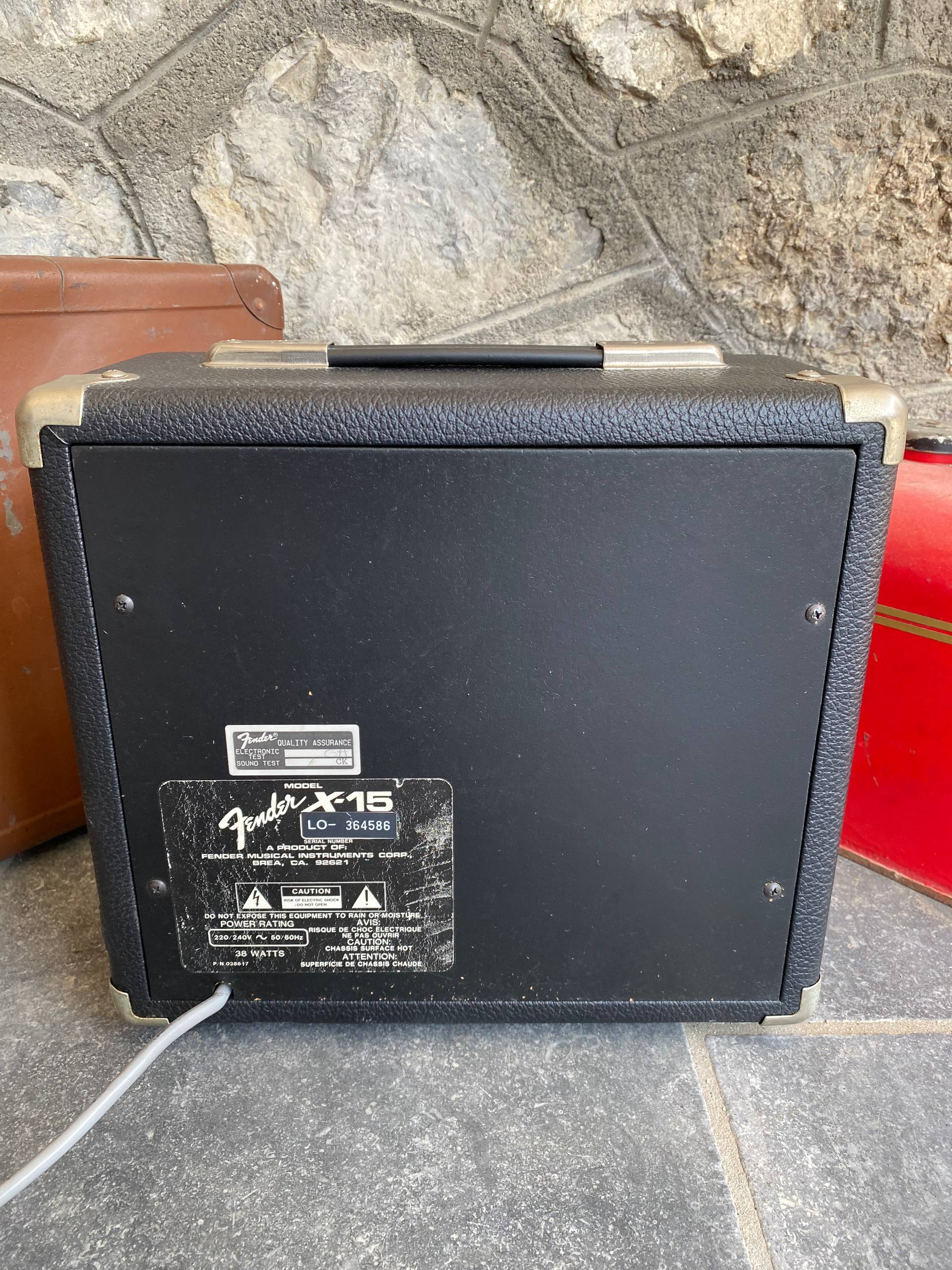Fender X-15 "Red Knob" 15-Watt Guitar Practice Amp - Made in USA