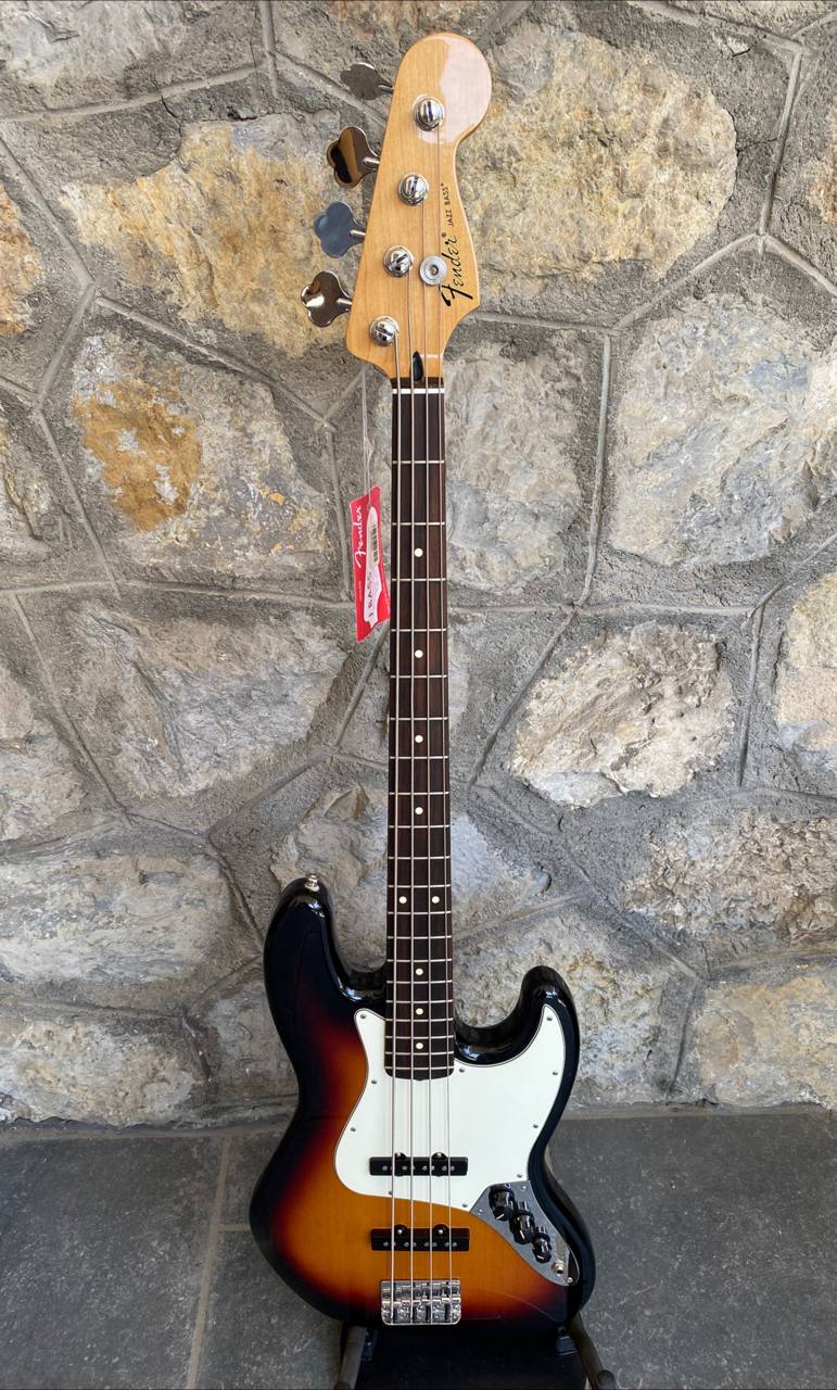Fender Standard Jazz Bass (2016, Sunburst) — Made in Mexico, Original with Hang Tag & Fender Card + Video Demo