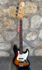 Fender Standard Jazz Bass (2016, Sunburst) — Made in Mexico, Original with Hang Tag & Fender Card + Video Demo