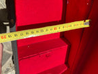 Vintage 1960s Made in Italy 3/4 Classical Guitar Hard Case — Red Velvet Interior, Accessory Compartment