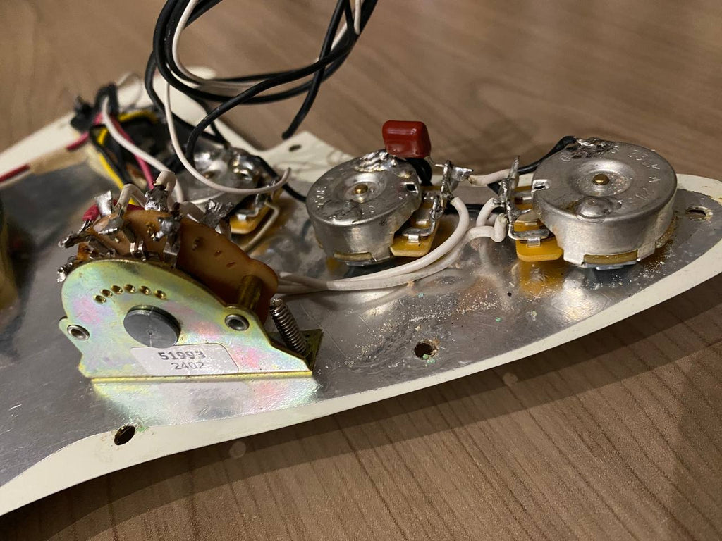 Fender Stratocaster Loaded Pickguard — Original Tex-Mex Pickups, Complete Wiring