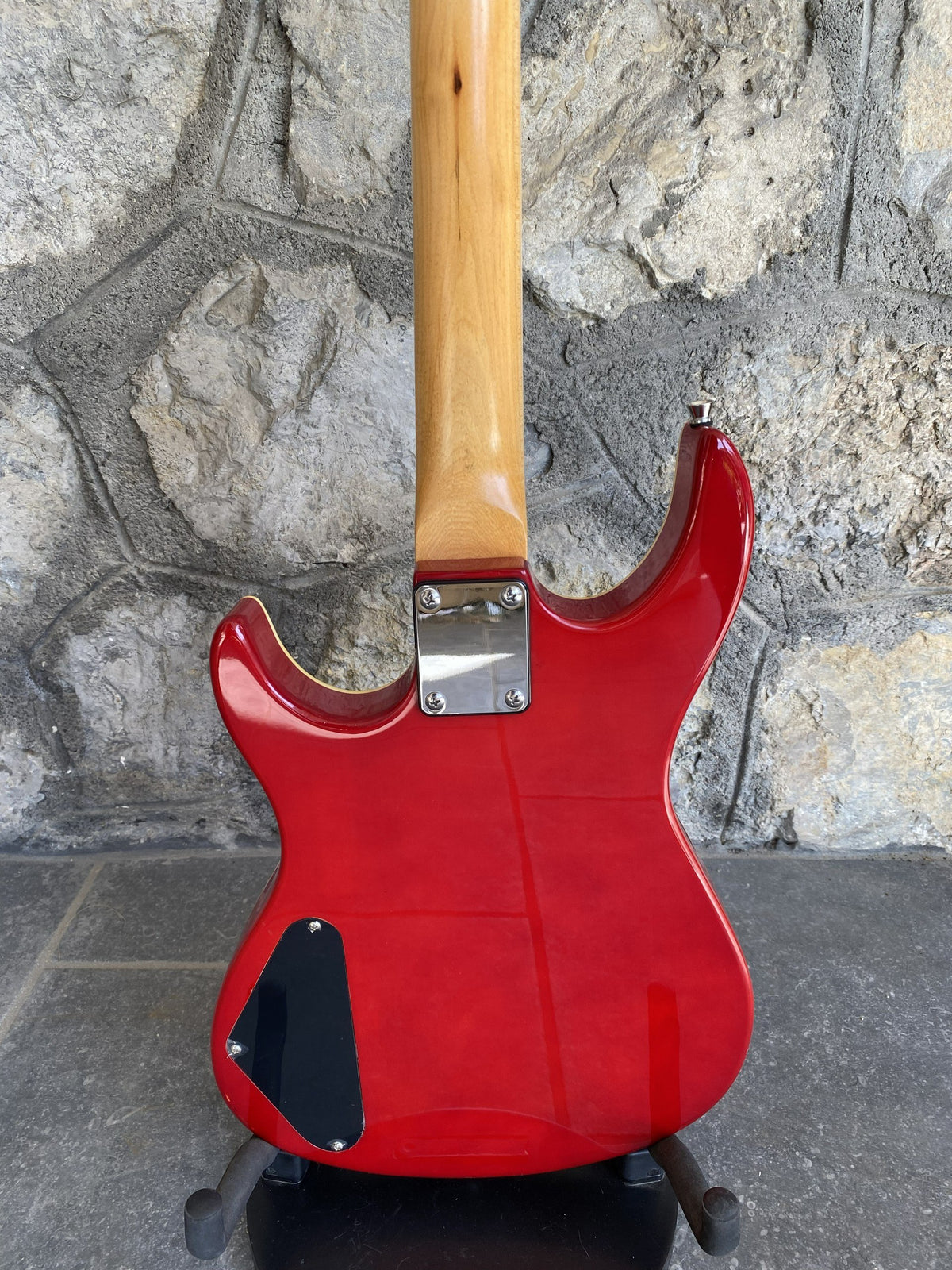 Unbranded Double Cutaway Thinline Acoustic-Electric Guitar — Redburst, Dual Humbuckers & Fretboard Inlays + Video Demo