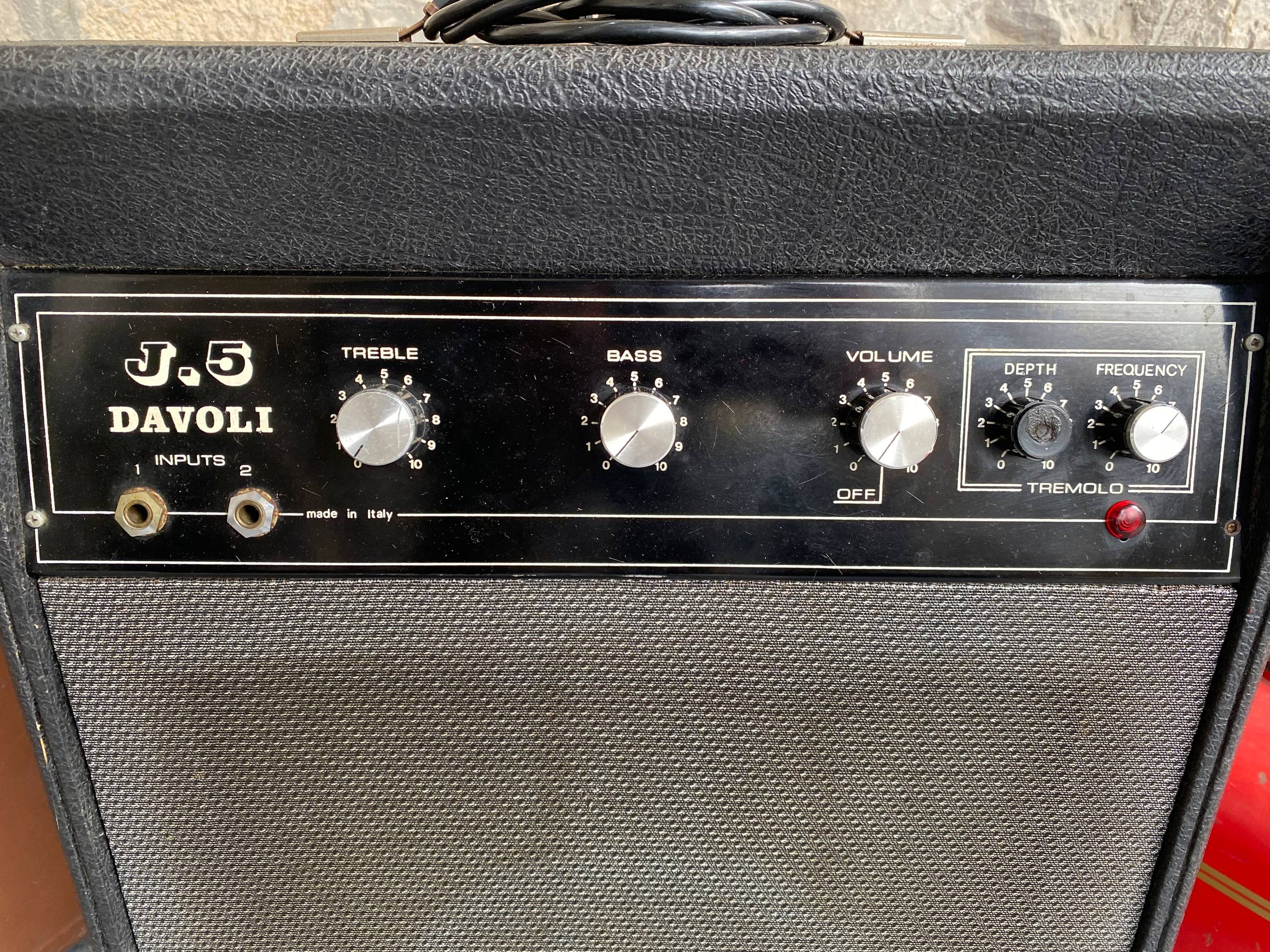 Vintage Davoli Krundaal J5 – 1960s Italian amplifier
