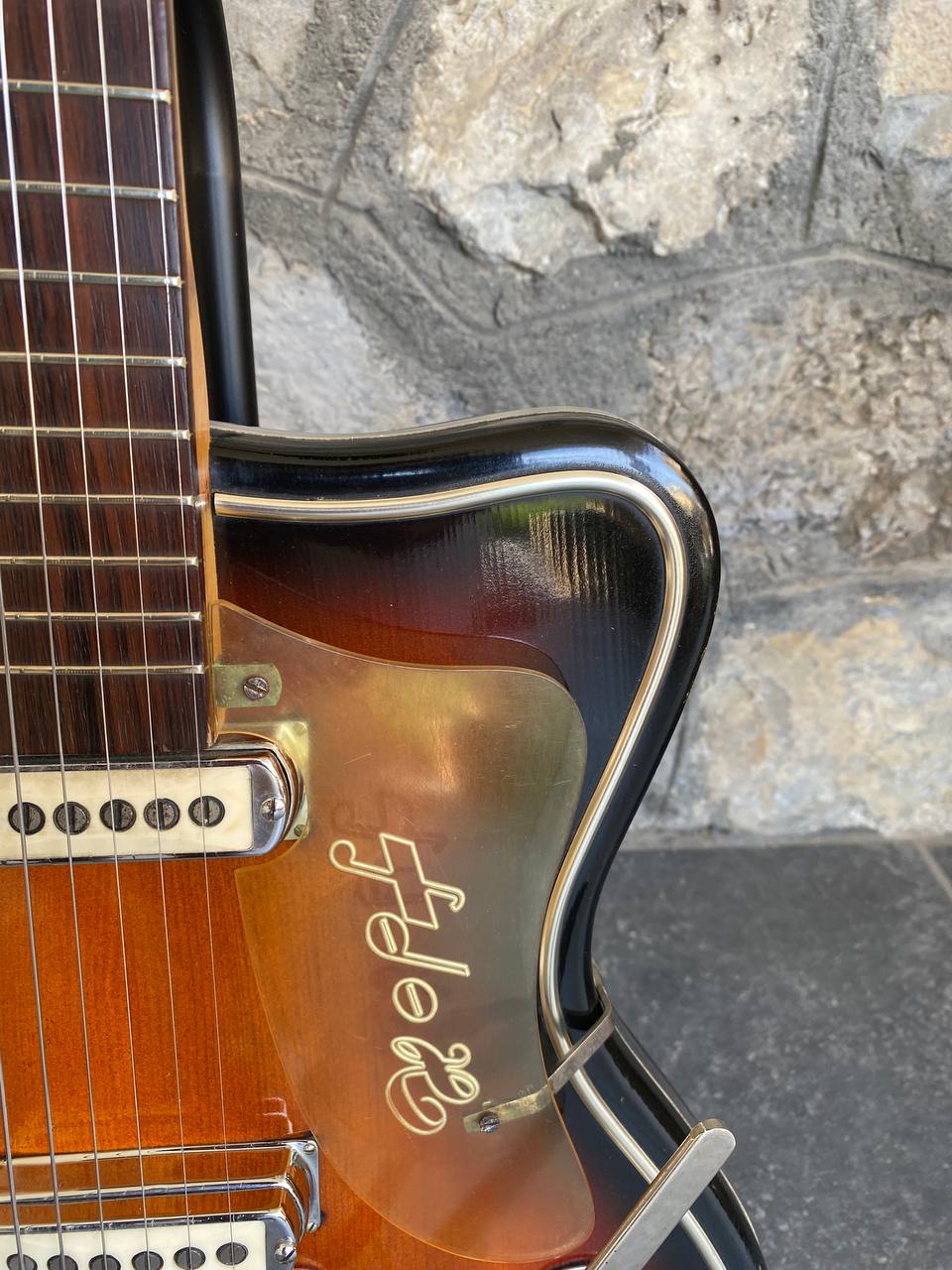 1960s Hopf Saturn 63 - Brownburst - Museum Condition - 100% Original w/ Tremolo & Demo Video