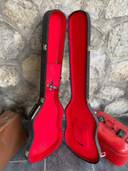 Vintage Bass Les Paul Shaped Hard Case Made in Italy