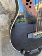 Harley Benton HBO-850 BK — Acoustic-Electric Bass Guitar, Black, HSY-400D Preamp + Video Demo