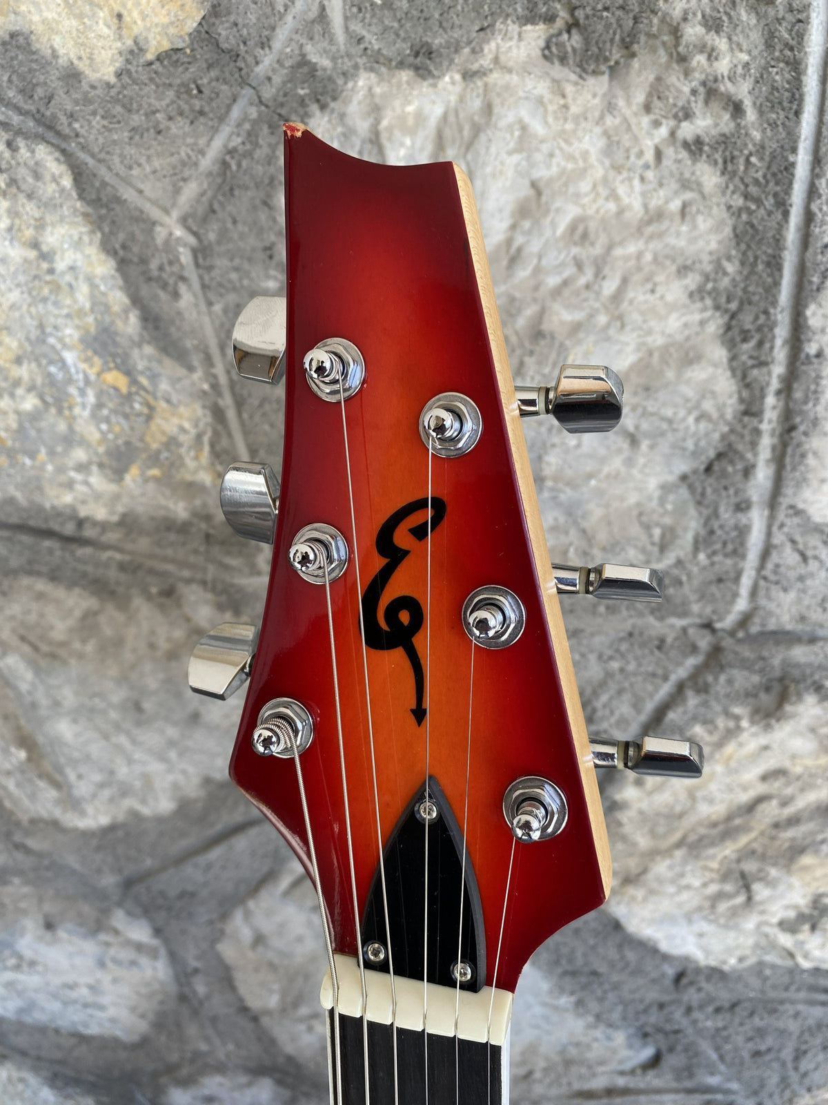 Unbranded Double Cutaway Thinline Acoustic-Electric Guitar — Redburst, Dual Humbuckers & Fretboard Inlays + Video Demo