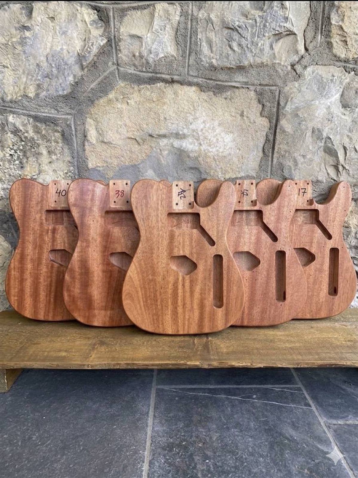 Telecaster Body – Solid Massive Mahogany (1.9kg)