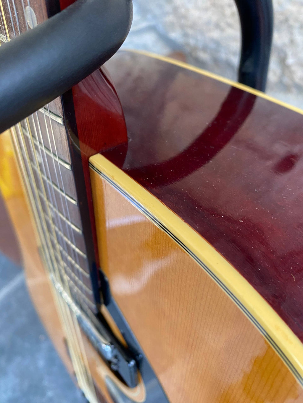 Vintage Aria 12-String Acoustic Guitar with Pickup – Model 6714 – Made in Japan