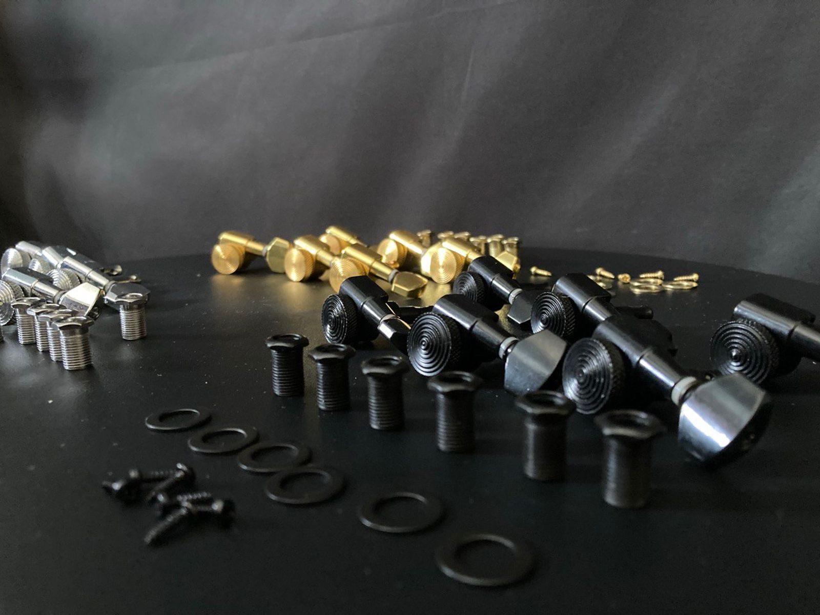 Locking tuners for Guitars Black Gold and Chrome