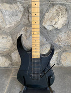 Ibanez RG350M Electric Guitar (Black) — Maple Neck, Original Infinity HSH Pickups, Made in Indonesia, good Condition + Video Demo
