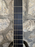 Hand-Painted Acoustic-Electric Classical Guitar "Batman & Joker" by Roberta Perrotta