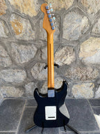 1997 Fender American Standard Stratocaster - Black Maple Neck - w/ Original Red Logo Case & Fender Card — image 13
