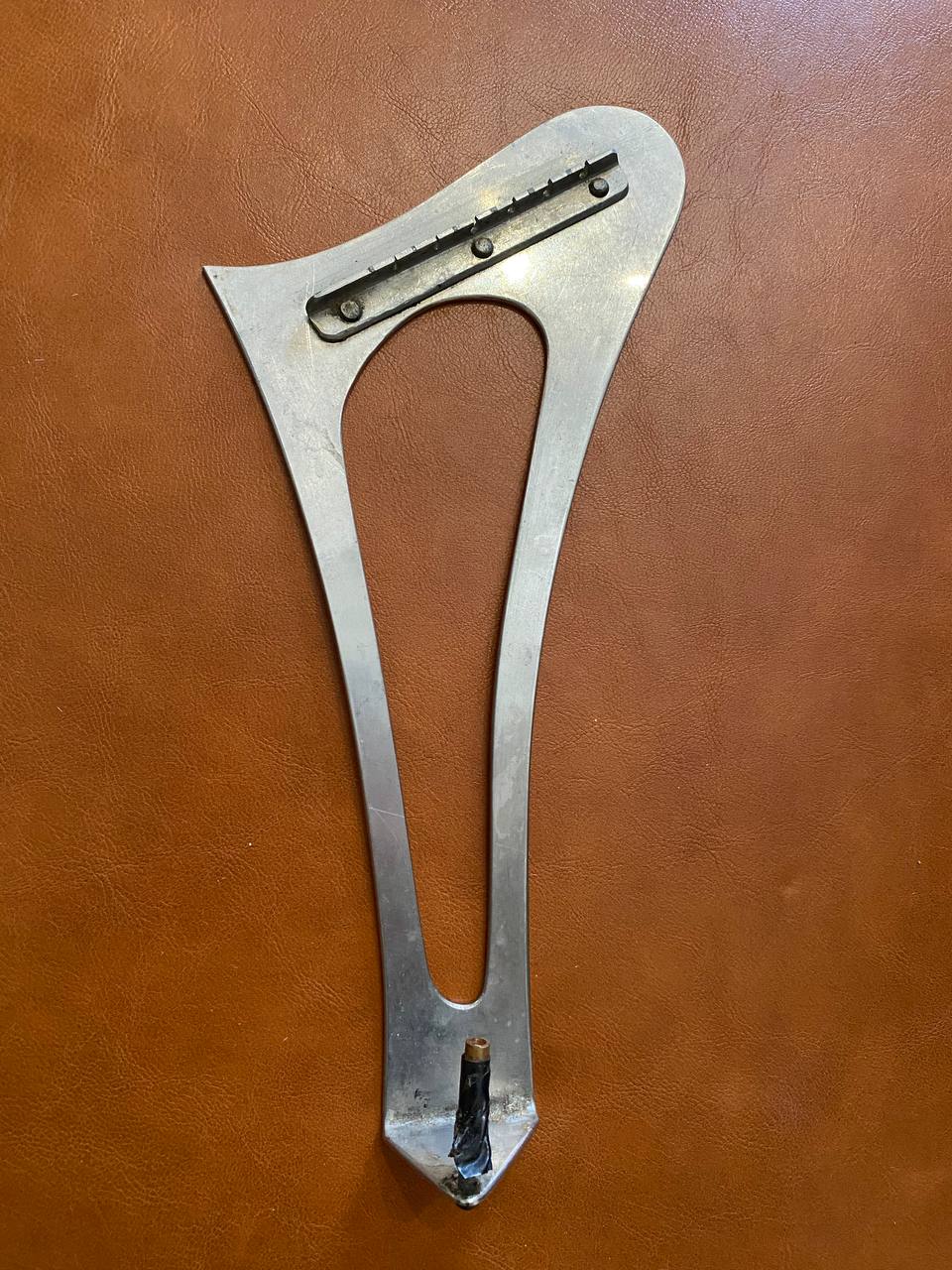 Ultra Rare 1950s Meazzi Franco Cerri Vintage Guitar Tailpiece - Made in Italy - Excellent Condition — image 2