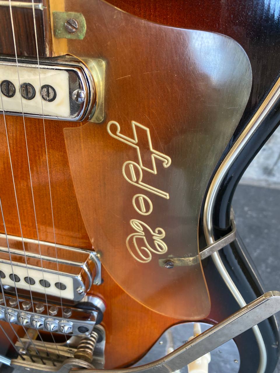 1960s Hopf Saturn 63 - Brownburst - Museum Condition - 100% Original w/ Tremolo & Demo Video