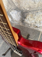 Yamaha RBX170 Electric Bass Guitar (Metallic Red / Car) — PJ Pickup Configuration, 24 Frets, Rosewood Fretboard + Video Demo