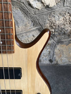 Ibanez Soundgear GSR205B Active 5-String Bass (Indonesia) — Custom Natural Wood Top Finish, 9V Battery EQ + Video Demo