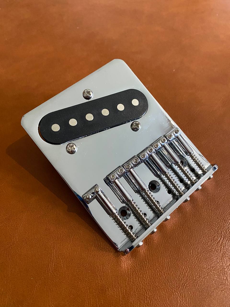 NEW Complete Telecaster Hardware & Pickup Kit - Chrome - Bridge, Pickups, Control Plate & pickguard