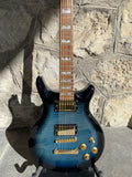 Parkson’s Professional 24-Fret Electric Guitar (Made in Korea) — Blueburst Flame Top, Gold Hardware + Video Demo