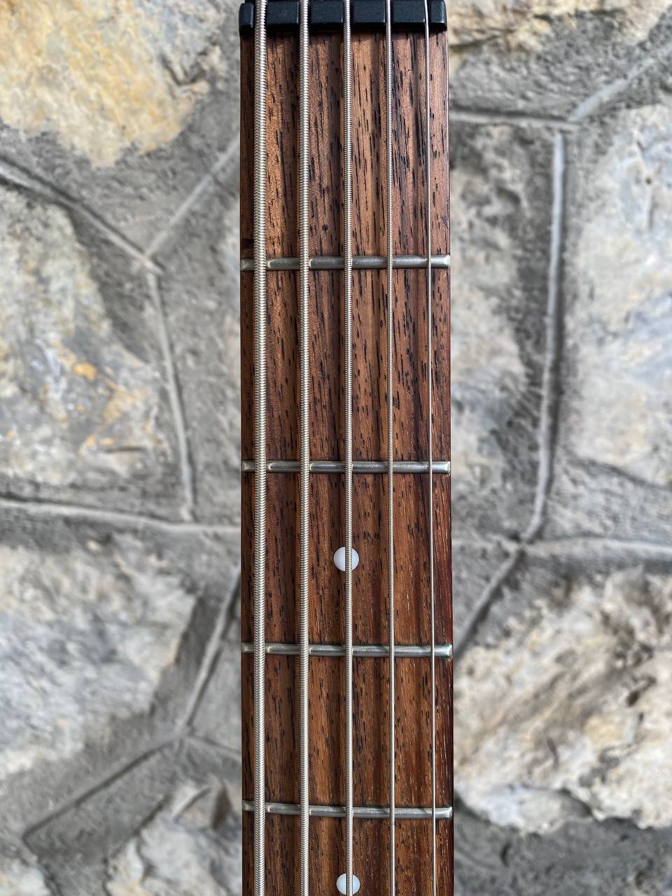 Ibanez Soundgear GSR205B Active 5-String Bass (Indonesia) — Custom Natural Wood Top Finish, 9V Battery EQ + Video Demo