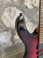 Yamaha Pacifica 821DX - Flamed Purple, 24 Frets, Floyd Rose, Good Condition + Video Demo