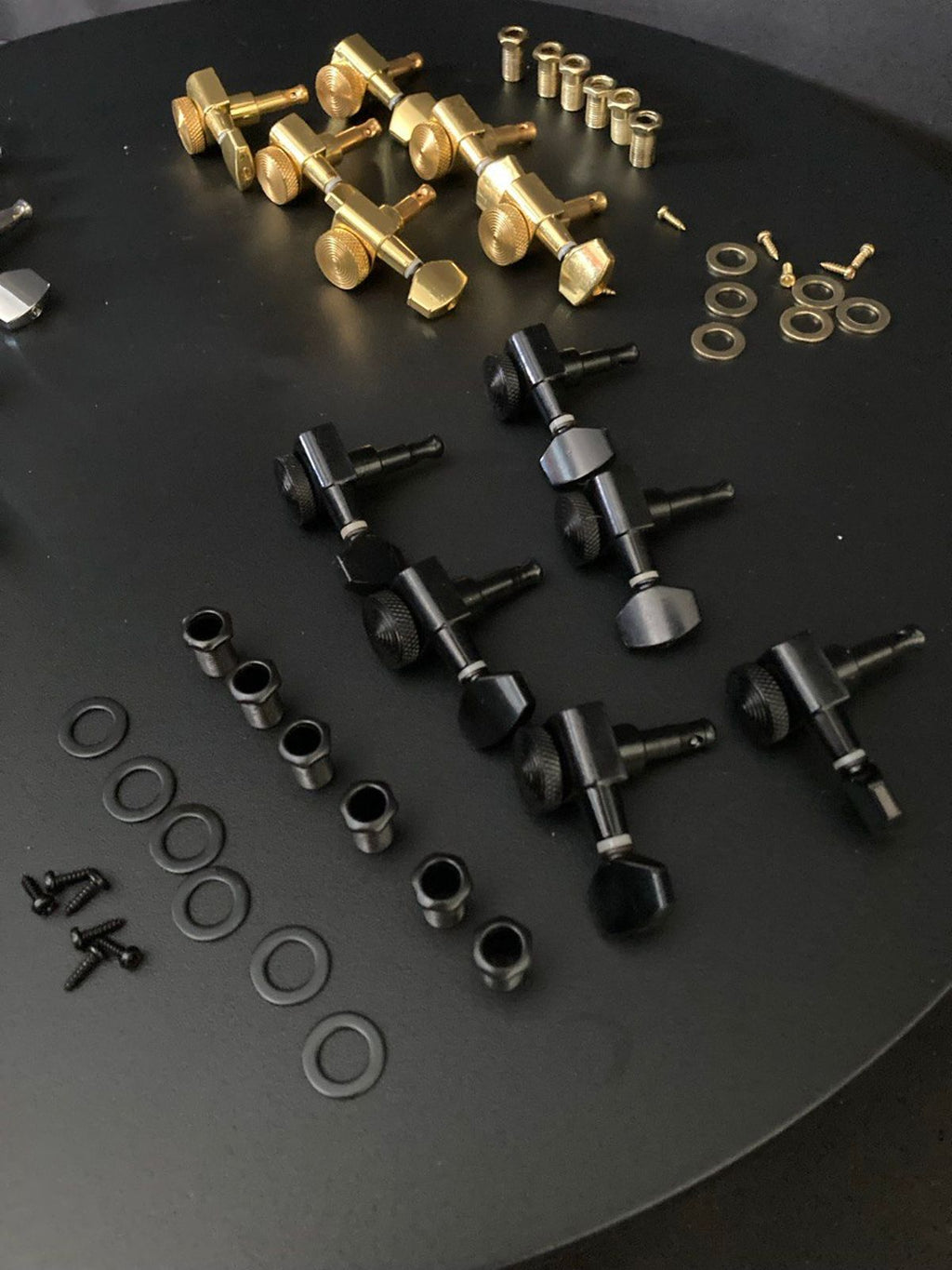 Locking tuners for Guitars Black Gold and Chrome