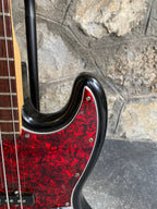 2007 Fender Highway One Jazz Bass - Black Nitrocellulose Finish w Tortoise & Original White Pickguards — image 3