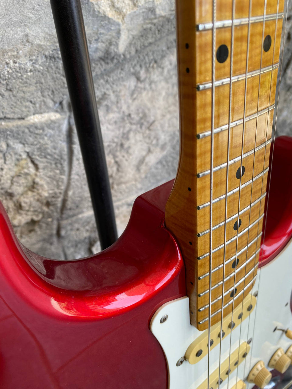 Fender Stratocaster ST-57AS 40th Anniversary - Candy Apple Red - Foto Flame (1994)
