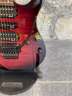 Yamaha Pacifica 821DX - Flamed Purple, 24 Frets, Floyd Rose, Good Condition + Video Demo