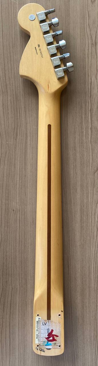 Genuine Fender Highway One Stratocaster Replacement Neck (2006 60th Anniversary) — Maple, 60th Anniversary Headstock Logo, Tuners Included