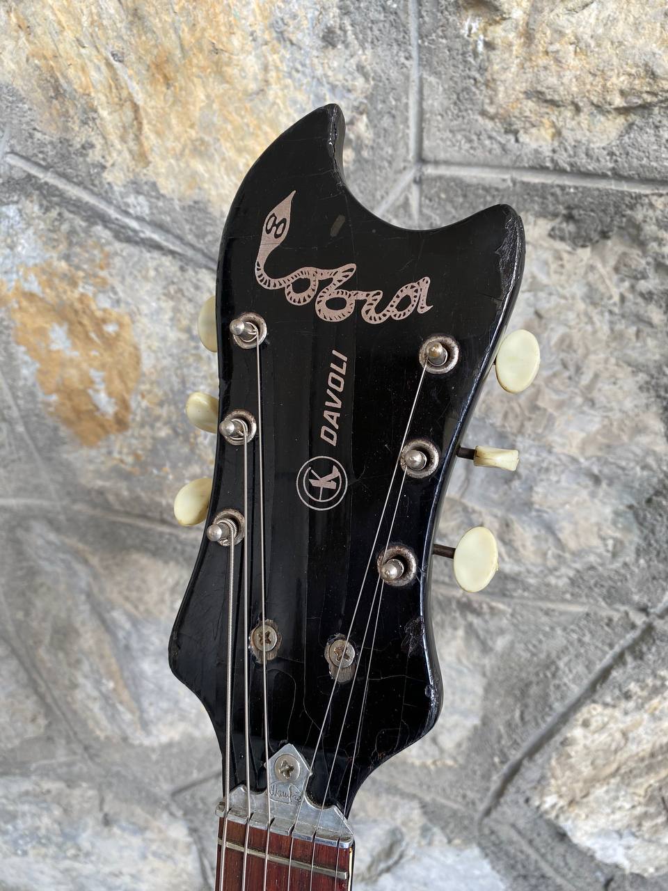 Vintage 1960s Wandrè Cobra Electric Guitar - Made in Italy by Antonio Pioli, Rare Original with Screenprinted Pickguard + Video Demo