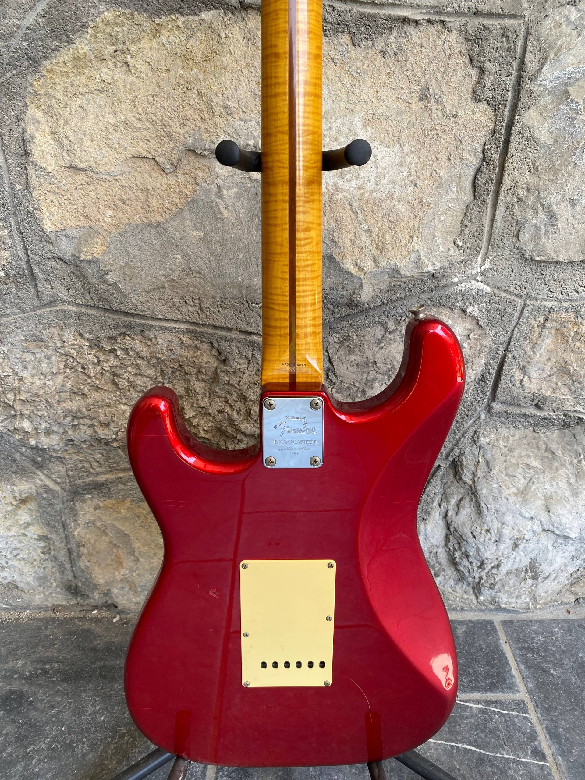 Fender Stratocaster ST-57AS 40th Anniversary - Candy Apple Red - Foto Flame (1994)