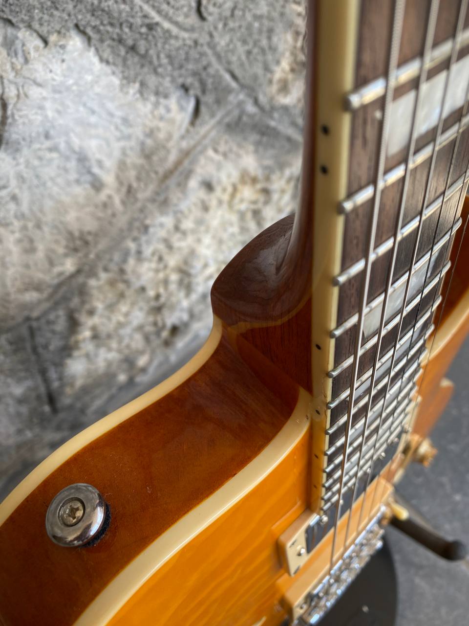 Greg Bennett Royal RL3 - Orange Quilted Maple Top, Mahogany Body & Neck, Excellent Condition + Video Demo